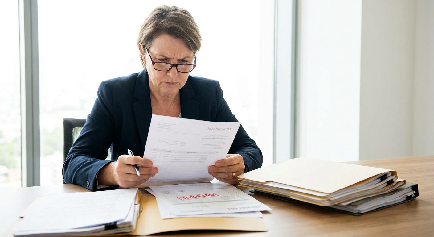 Reviewing medical records and hospital bills for a humanitarian immigration claim based on medical stability.